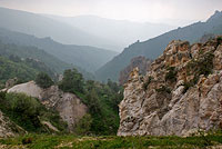 Вид с перевала Акшуран в сторону Каранкульсая