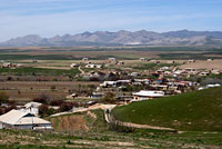 Вид на селения в предгорьях Актау