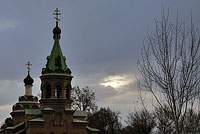 Купола Собора Святителя Алексия в Самарканде